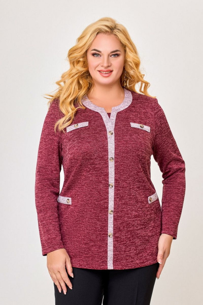 Джемпер Lanetta 574 бордо - фото 1