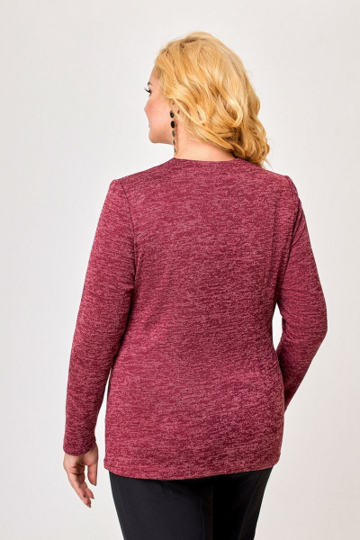 Джемпер Lanetta 574 бордо - фото 7