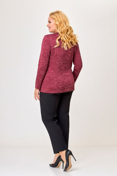 Джемпер Lanetta 574 бордо - фото 4