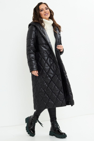 Пальто Магия моды 2165 черный - фото 3