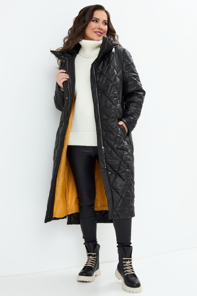 Пальто Магия моды 2166 черный - фото 5