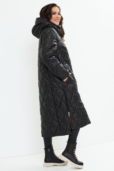 Пальто Магия моды 2166 черный - фото 4