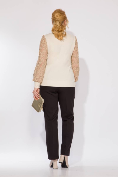 Джемпер Liliana 1117 молочный - фото 5