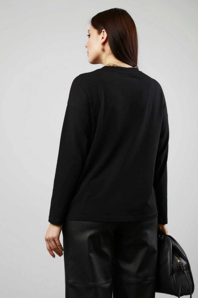 Комбинированный джемпер с ярким принтом и длинным рукавом Femme & Devur 30620 1.3BF(170) - фото 2