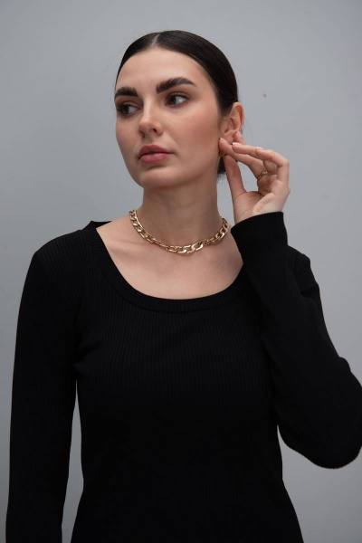 Классический джемпер из хлопка с длинным рукавом Femme & Devur 30654 1.3F(170) - фото 3