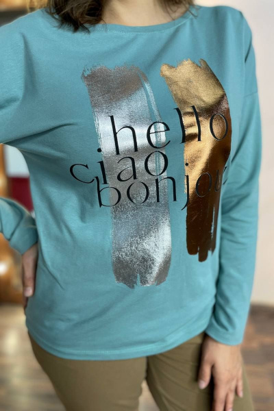 Джемпер Rumoda 2098 мята - фото 6