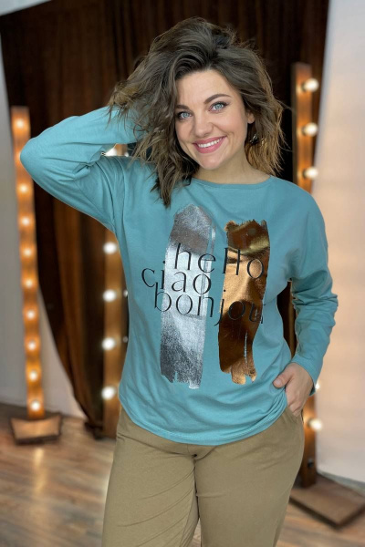 Джемпер Rumoda 2098 мята - фото 2