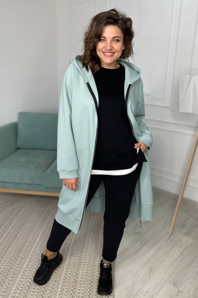 Кардиган Rumoda 2099 мята - фото 11