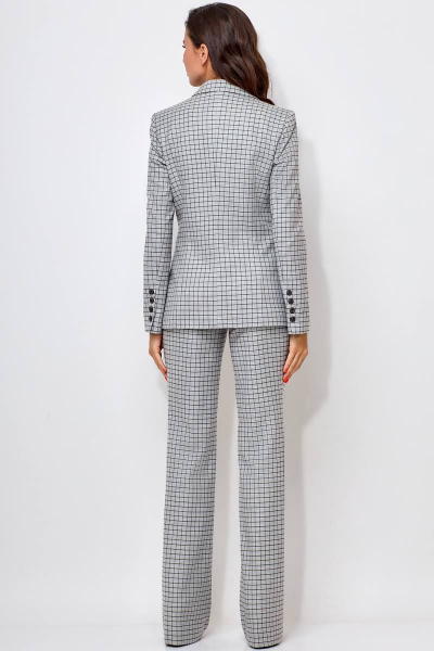Брюки, жакет LeNata 21032 беж-в-клетку - фото 4