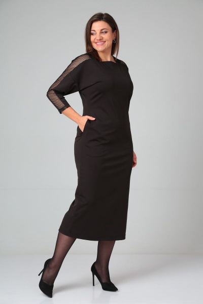 Платье Michel chic 2110 черный - фото 5