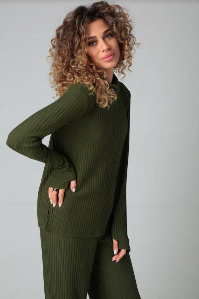 Брюки, джемпер Takka Plus 22-152/2 хаки - фото 4