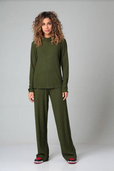 Брюки, джемпер Takka Plus 22-152/2 хаки - фото 1