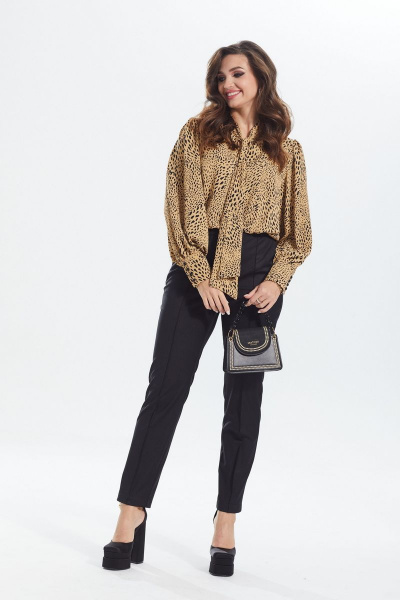 Блуза MALI 621-074 горчица - фото 6