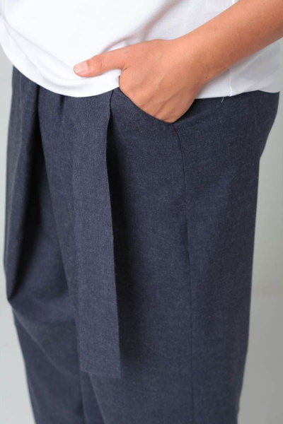 Брюки GRATTO 3231 синий - фото 2