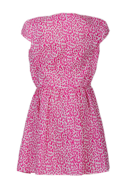 Платье с брошью и контрастным поясом Bell Bimbo 161046 фуксия - фото 2