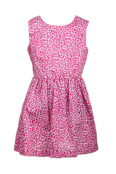 Платье полуоткрытая спинкой из хлопкового материала Bell Bimbo 161051 фуксия - фото 1