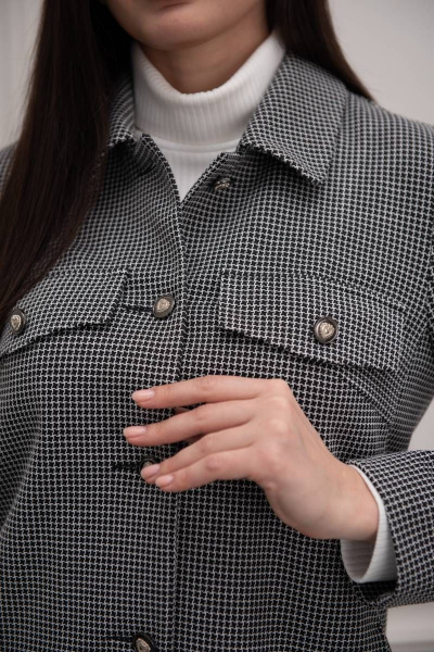 Элегантная демисезонная блуза мультиколор из текстиля Femme & Devur 70927 1.32F(170) - фото 4