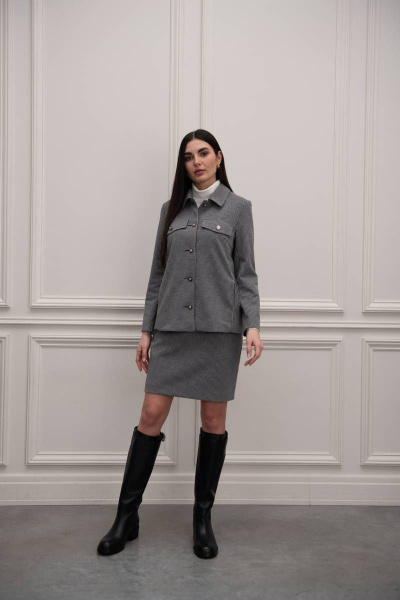 Элегантная демисезонная блуза мультиколор из текстиля Femme & Devur 70927 1.32F(170) - фото 2