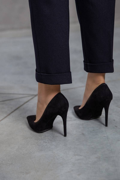 Брюки, жилет Daloria 9174 иссиня-черный - фото 4