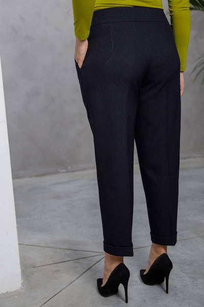 Брюки, жилет Daloria 9174 иссиня-черный - фото 3