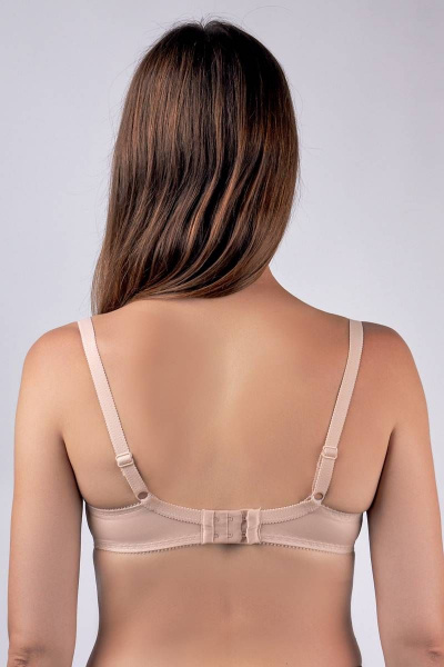 Бюстгальтер на каждый день бескаркасный бежевый Verally 219-4 серебристый пион - фото 2