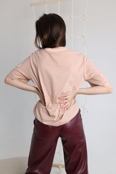 Майка AMORI 6373 телесный_принт - фото 3