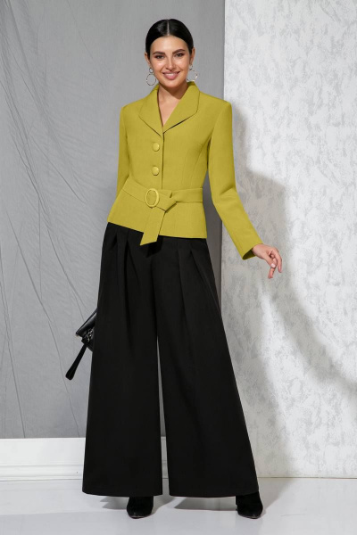 Брюки, жакет Beautiful&Free 3086 салат - фото 2