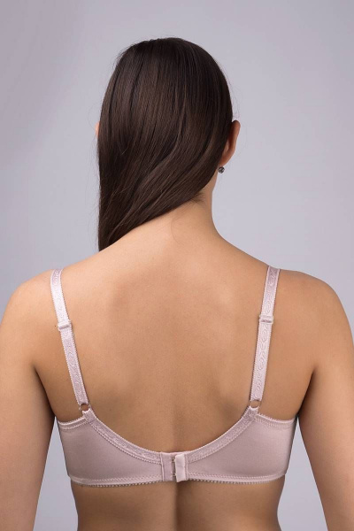 Бюстгальтер на каждый день из мягкого розового текстиля Verally 2081-1 джелато - фото 2