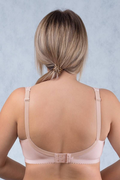 Бюстгальтер на каждый день розового цвета Verally 2078-1 серебристый пион - фото 2