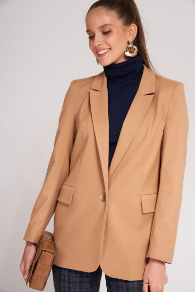 Жакет KaVaRi 6001 camel - фото 2