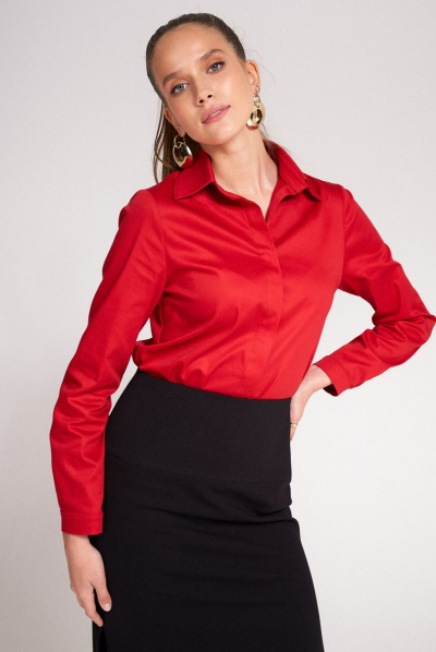 Юбка классическая миди из трикотажа демисезон KaVaRi 2001 черный - фото 4