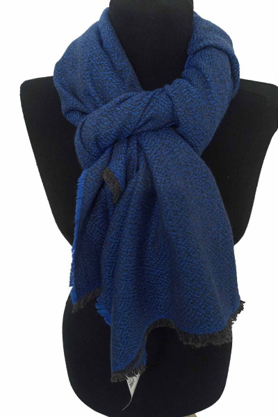 Шаль букле синий 75х180 см TrendCorner 9-16-28-239 1451 - фото 1