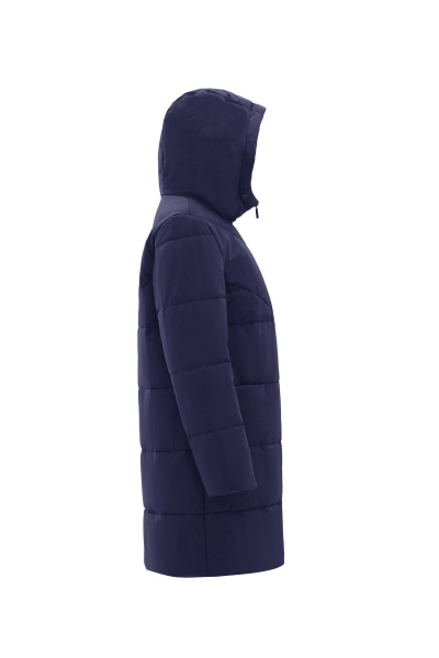 Пальто на каждый день из плащёвой ткани Elema 5-12381-1-170 синий - фото 2