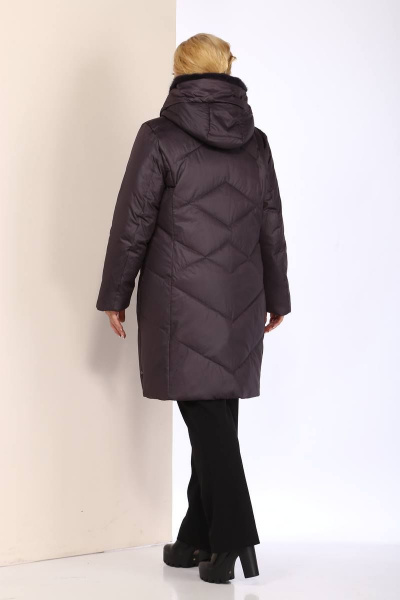 Пальто Shetti 2092 баклажан - фото 6