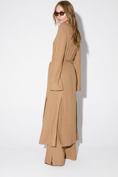 Брюки, кардиган PiRS 4120 бежевый - фото 3