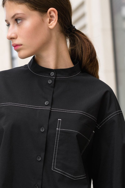 Рубашка LAVA 2029 черный - фото 4