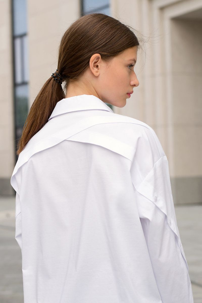 Рубашка LAVA 2035 белый - фото 4