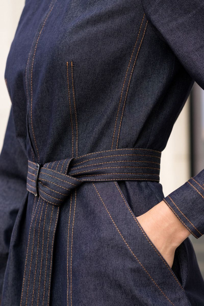 Платье LAVA 5005 темно-синий - фото 3