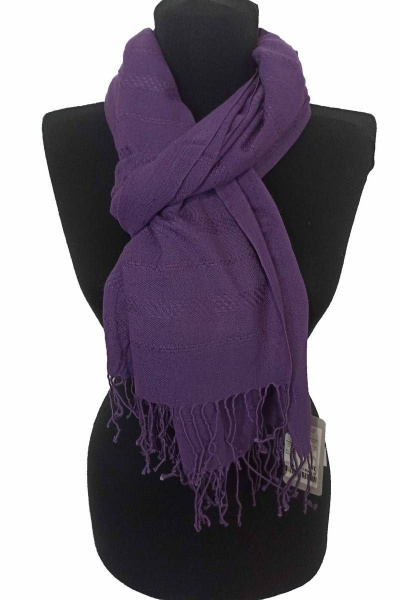 Шарф из вискозы с кистями для повседневной носки TrendCorner 2-2-6-83 472 - фото 1