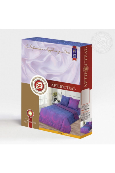 Комплект постельного белья из хлопка бязь премиум 1,5-спальный АРТПОСТЕЛЬ 500 энигма - фото 6