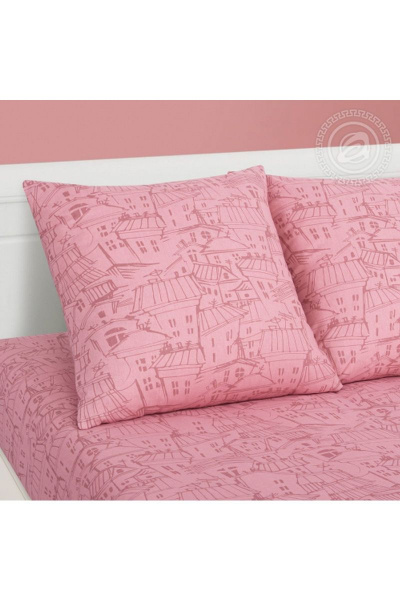 Комплект постельного белья из хлопка поплин розовый АРТПОСТЕЛЬ 912 китти - фото 6