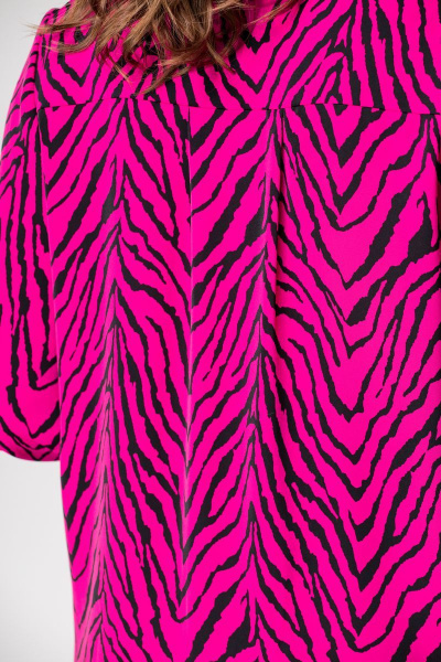 Блуза EVA GRANT 215-1 фуксия+черный - фото 11