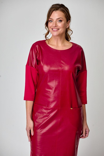 Платье Michel chic 2068 красный - фото 7