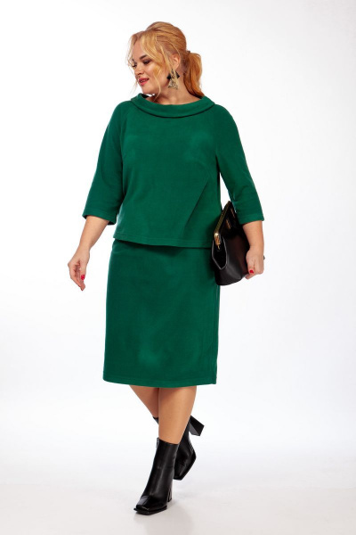 Жакет, юбка Anastasia 943 бутылка - фото 2