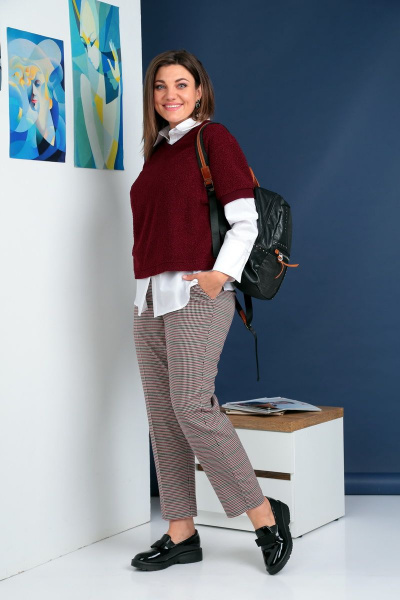 Брюки, жилет, рубашка Ивелта плюс 3638 - фото 1