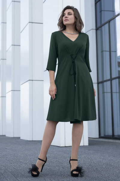 Платье из трикотажа с короткими рукавами и длиной 99 см Avanti 1290-1 - фото 1