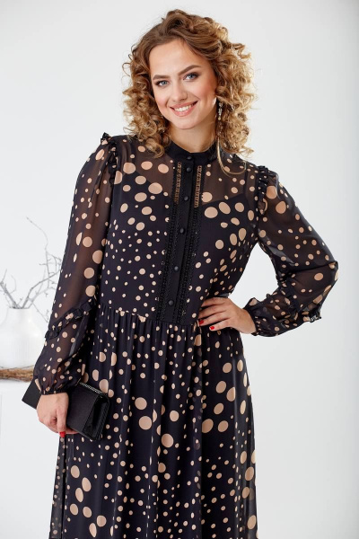 Платье Romanovich Style 3-2445 черный - фото 6