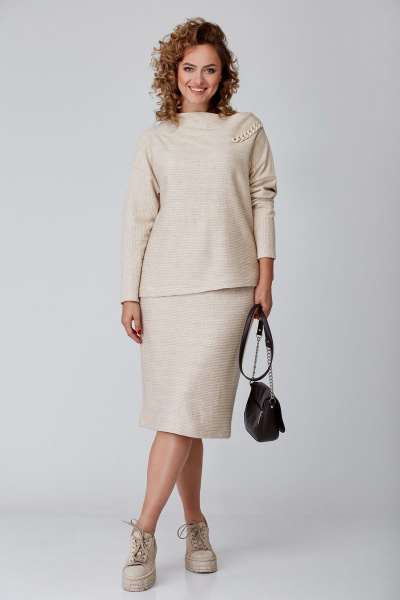 Туника, юбка Мишель стиль 1084 беж - фото 5