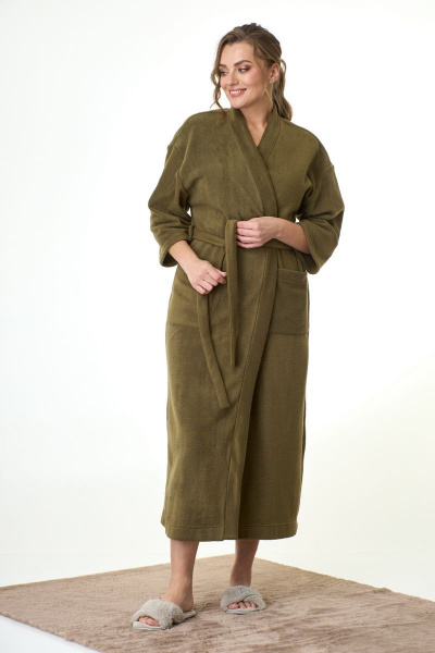 Халат Michel chic 109 хаки - фото 2