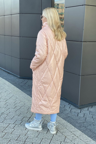 Пальто свободного кроя на синтепоне с ромбовидной стежкой Azzara 3094 - фото 3